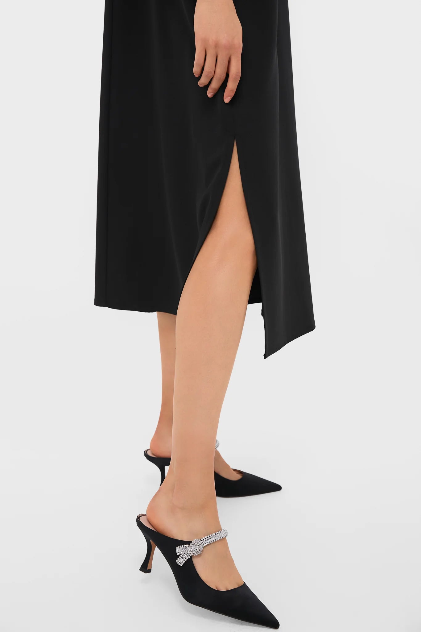 Black Feather Jamie Dress