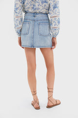 Acid Wash Denim Pippa Mini Skirt