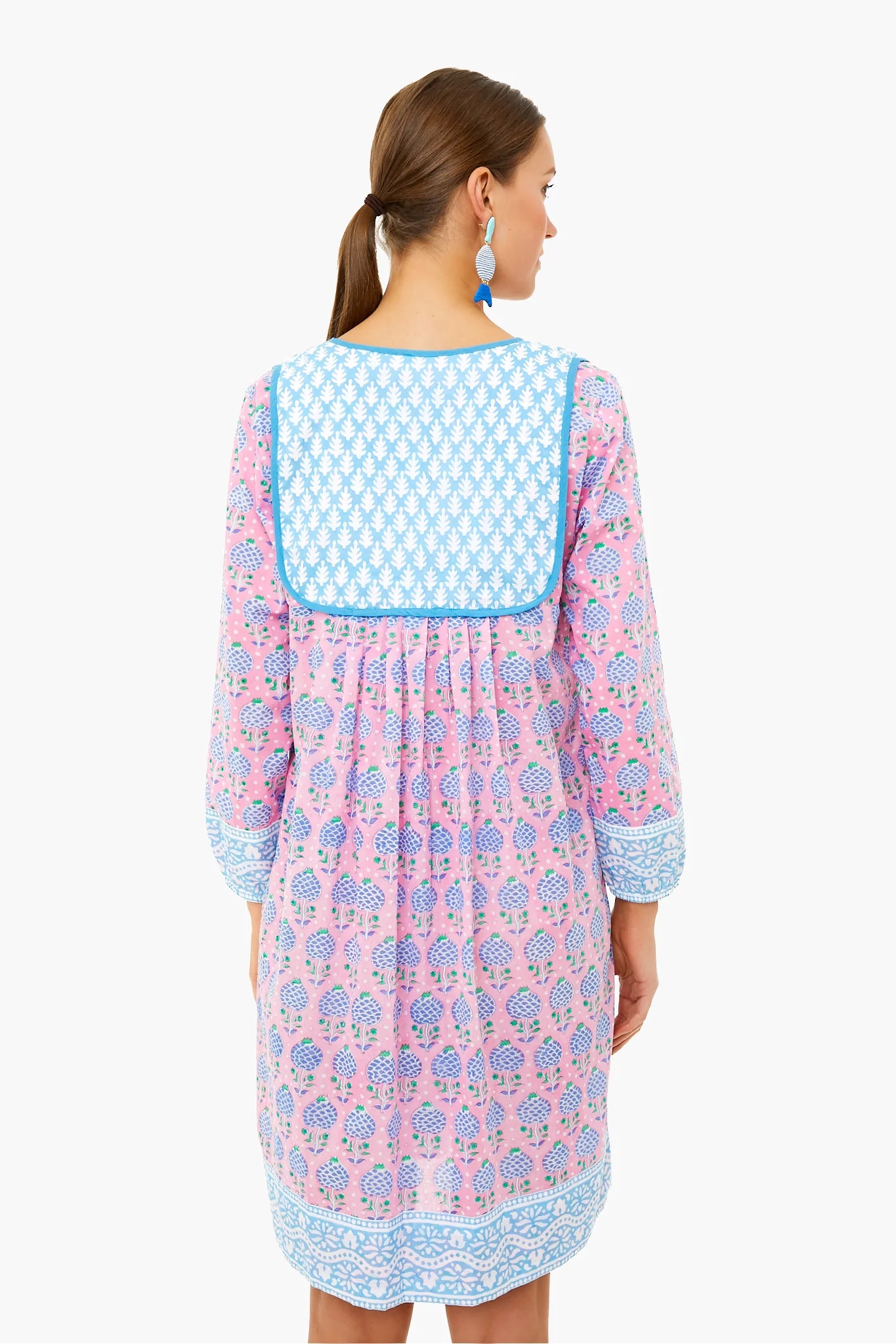 Eva Pink Pineapple Jaipur Dress