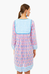 Eva Pink Pineapple Jaipur Dress