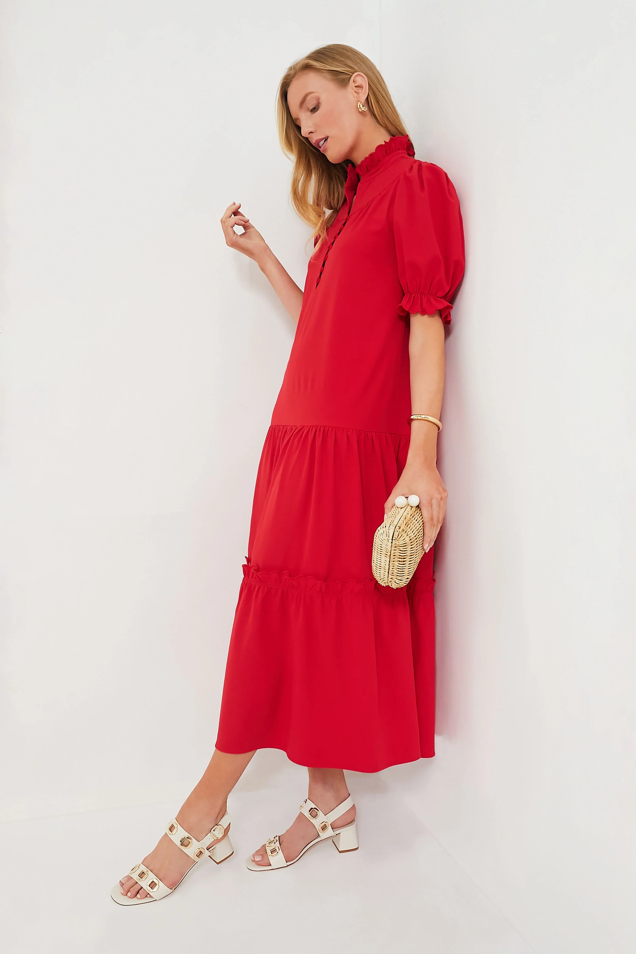 Red Selena Maxi Dress