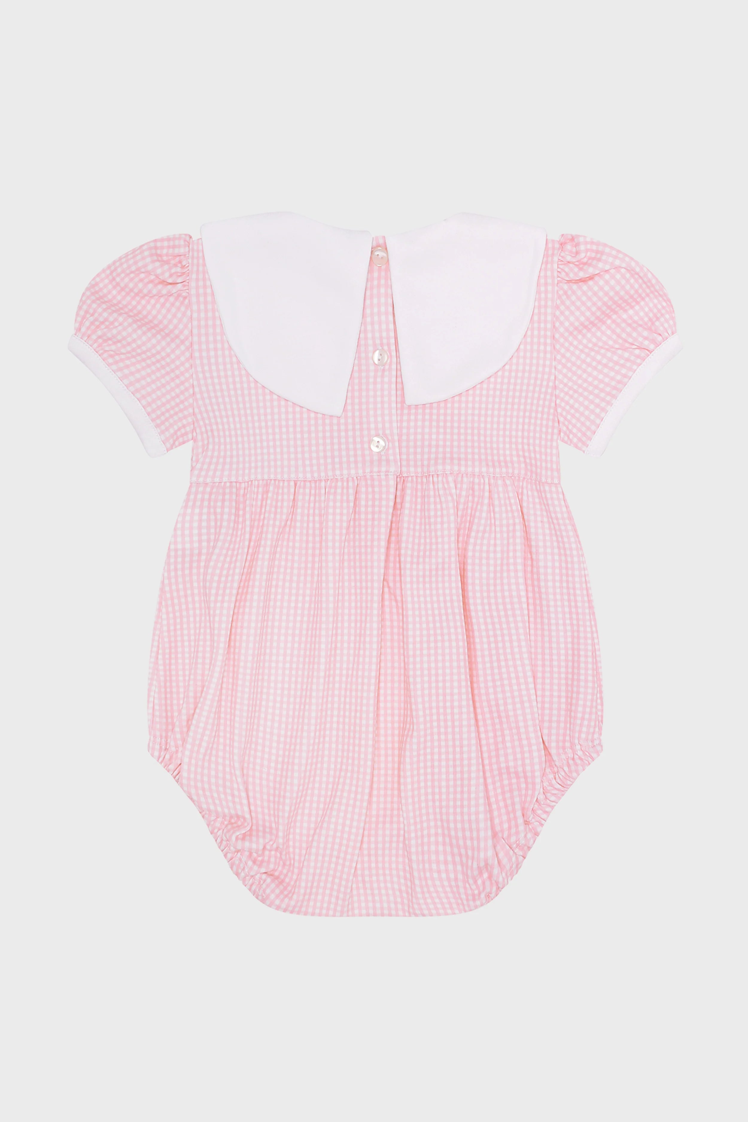 Pink Gingham Baby Bubble