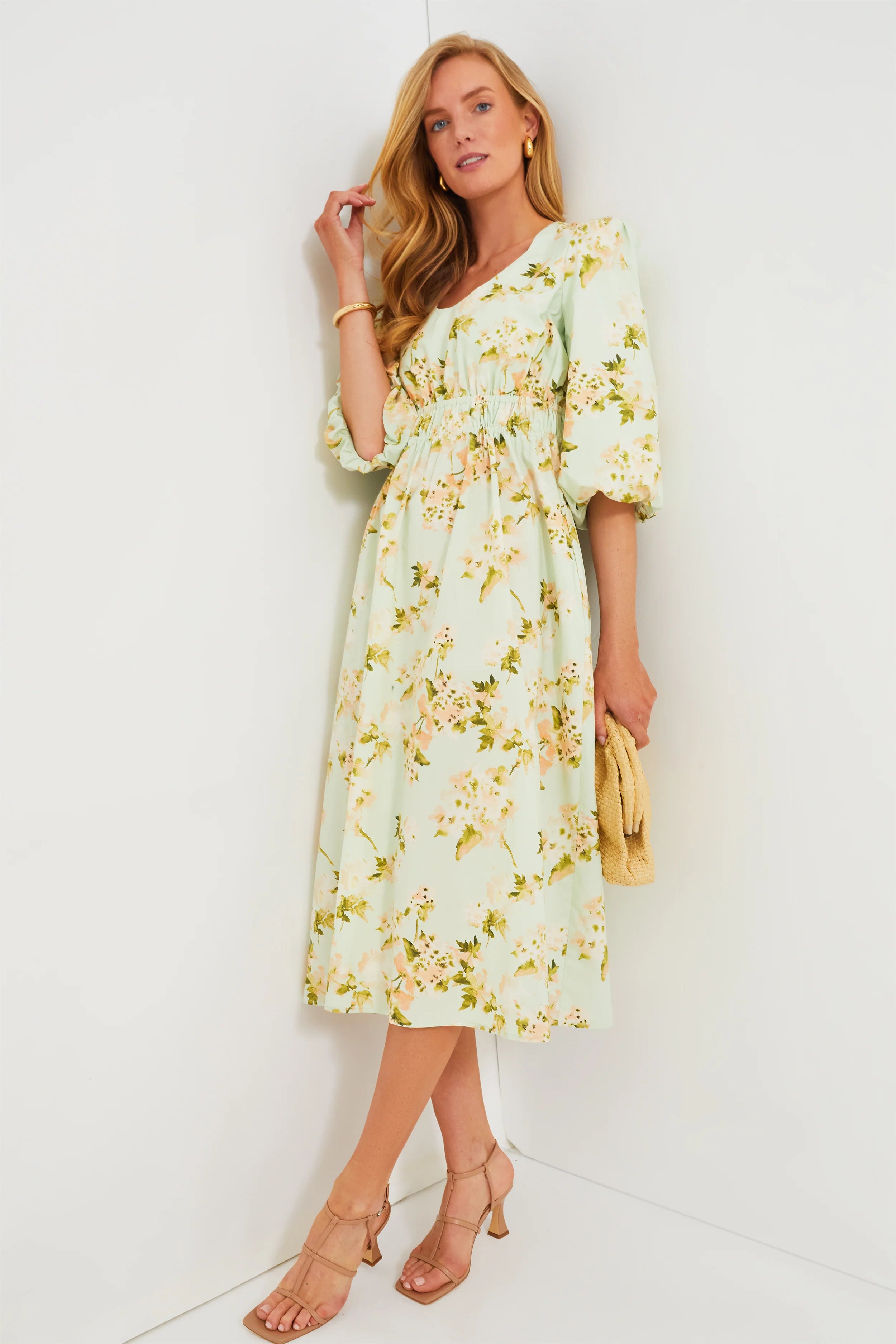 Medium Natural Dennie Heels