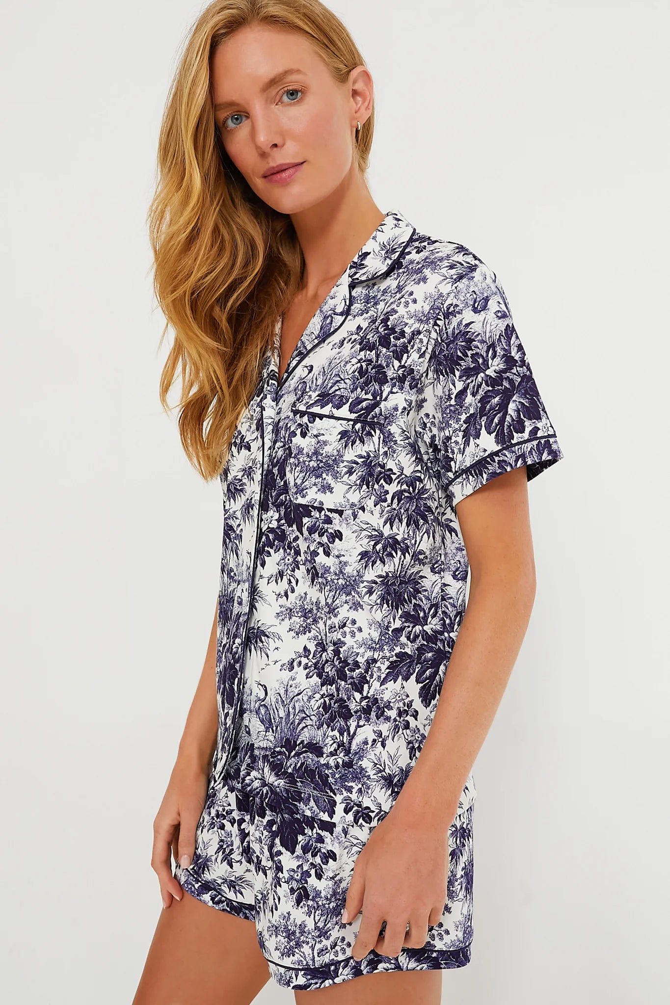 Cypress Toile Pajama Short Set