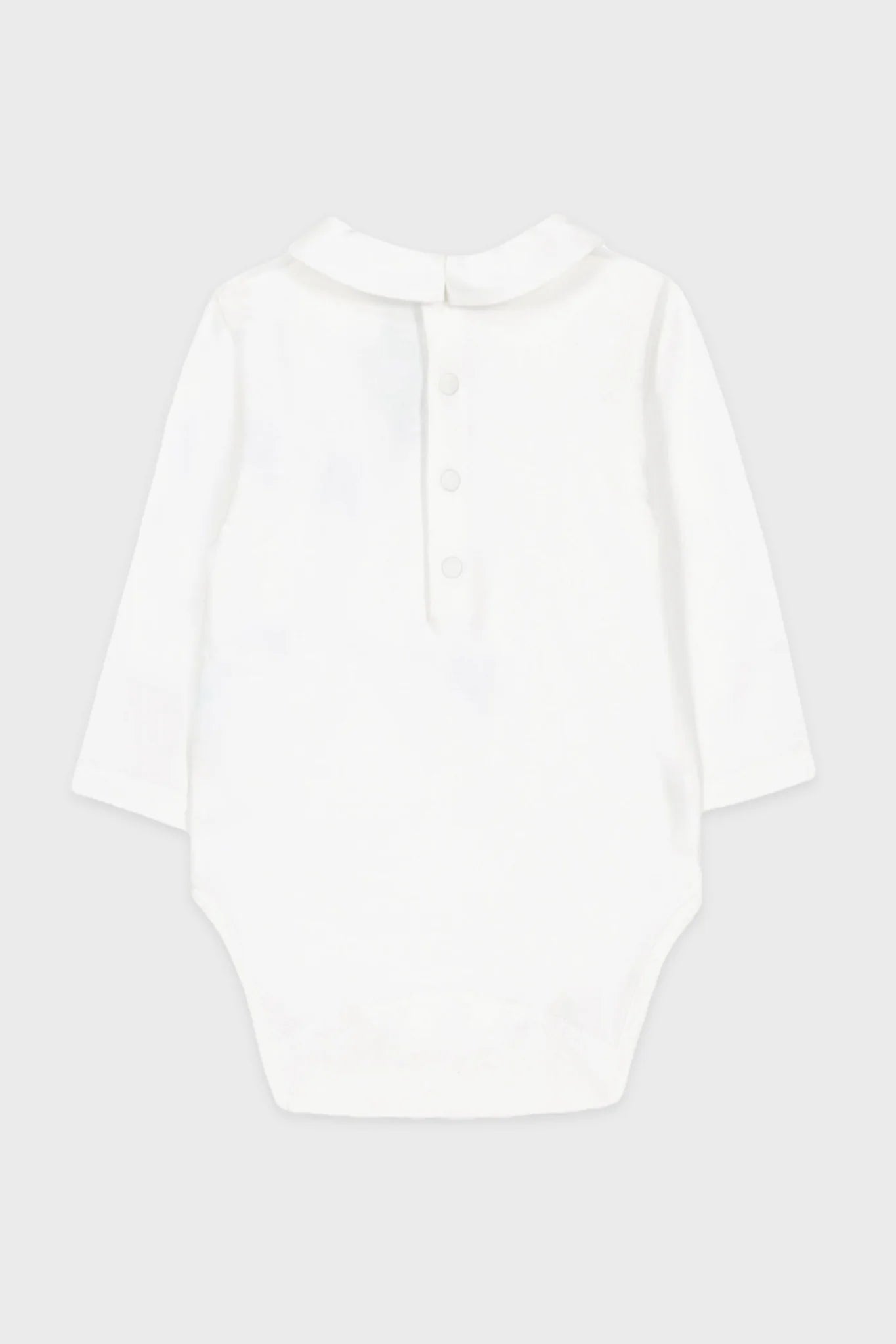 Embroidered White Bodysuit