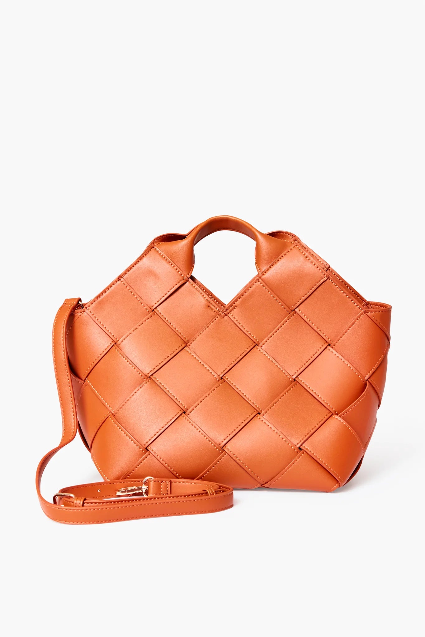 Tan Adeline Woven Bag