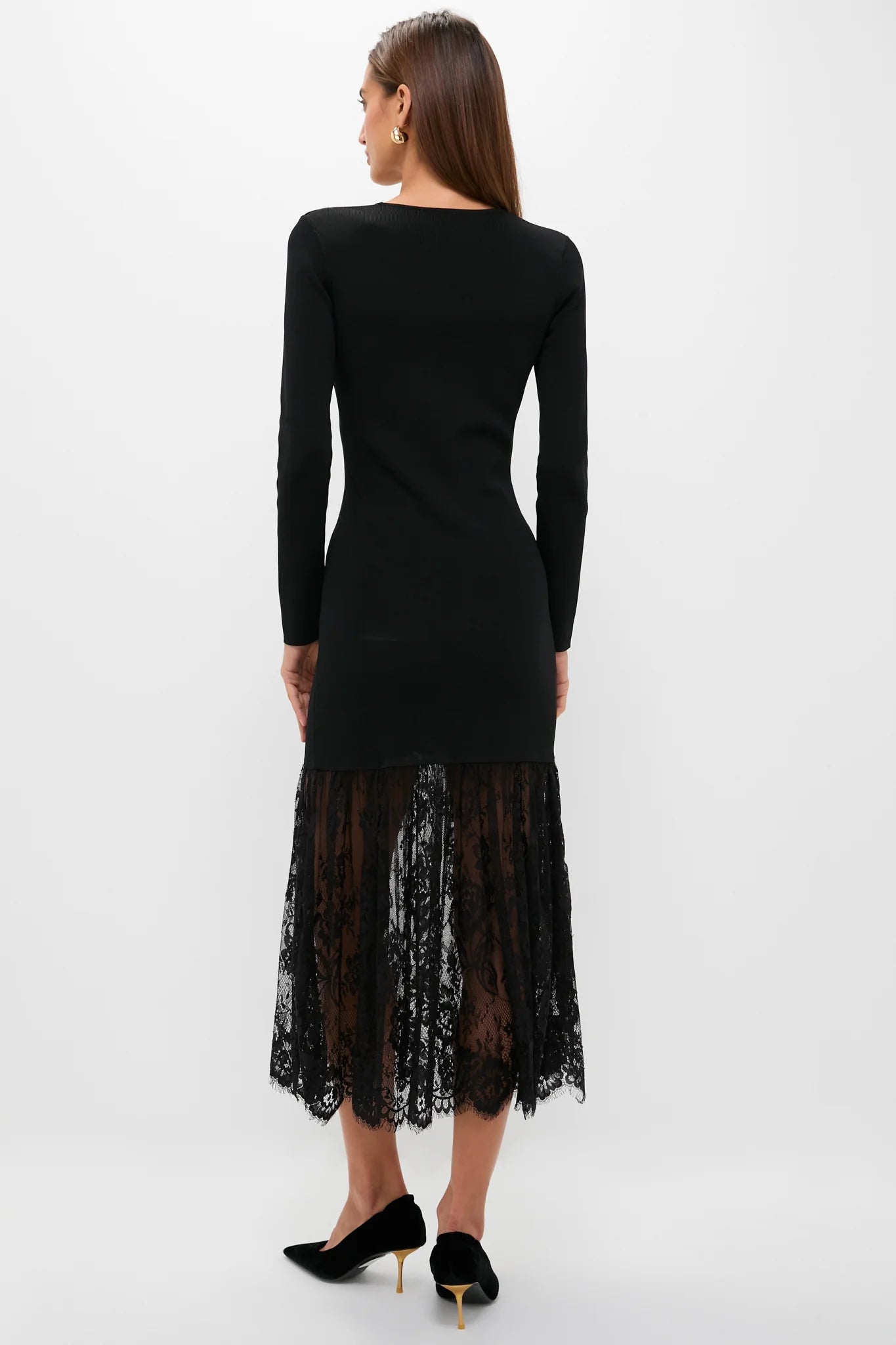 Black Knit Giavanna Maxi Dress