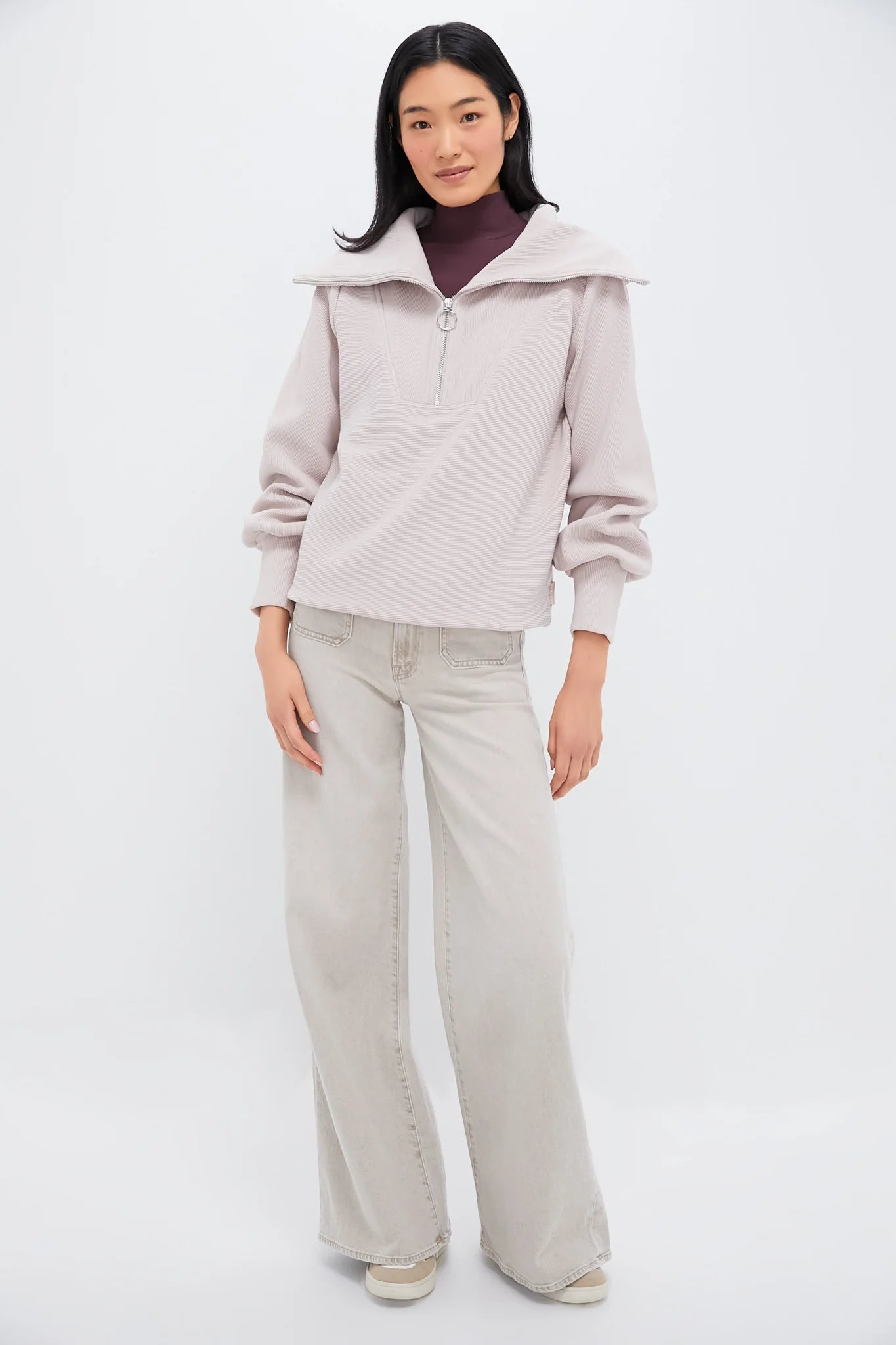 Mushroom Vine Half Zip