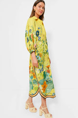 Yellow Cresida Shirtdress