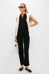 Black 28 Inch Compression September Pant