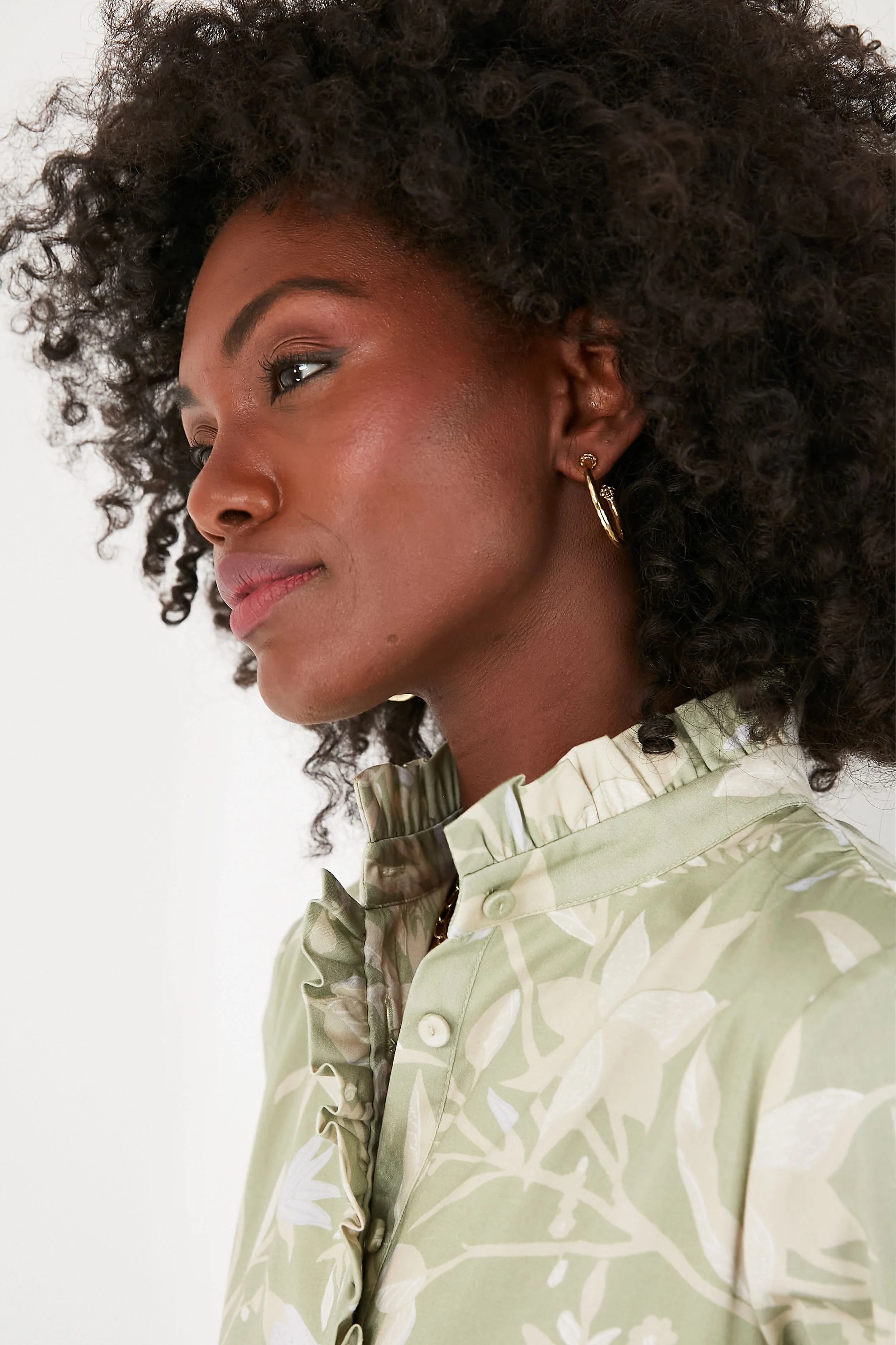 Berry Medium Hoop Earrings