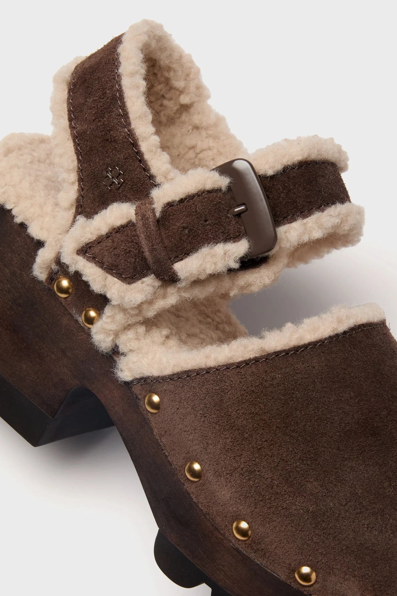 Deep Espresso Shearling Clog