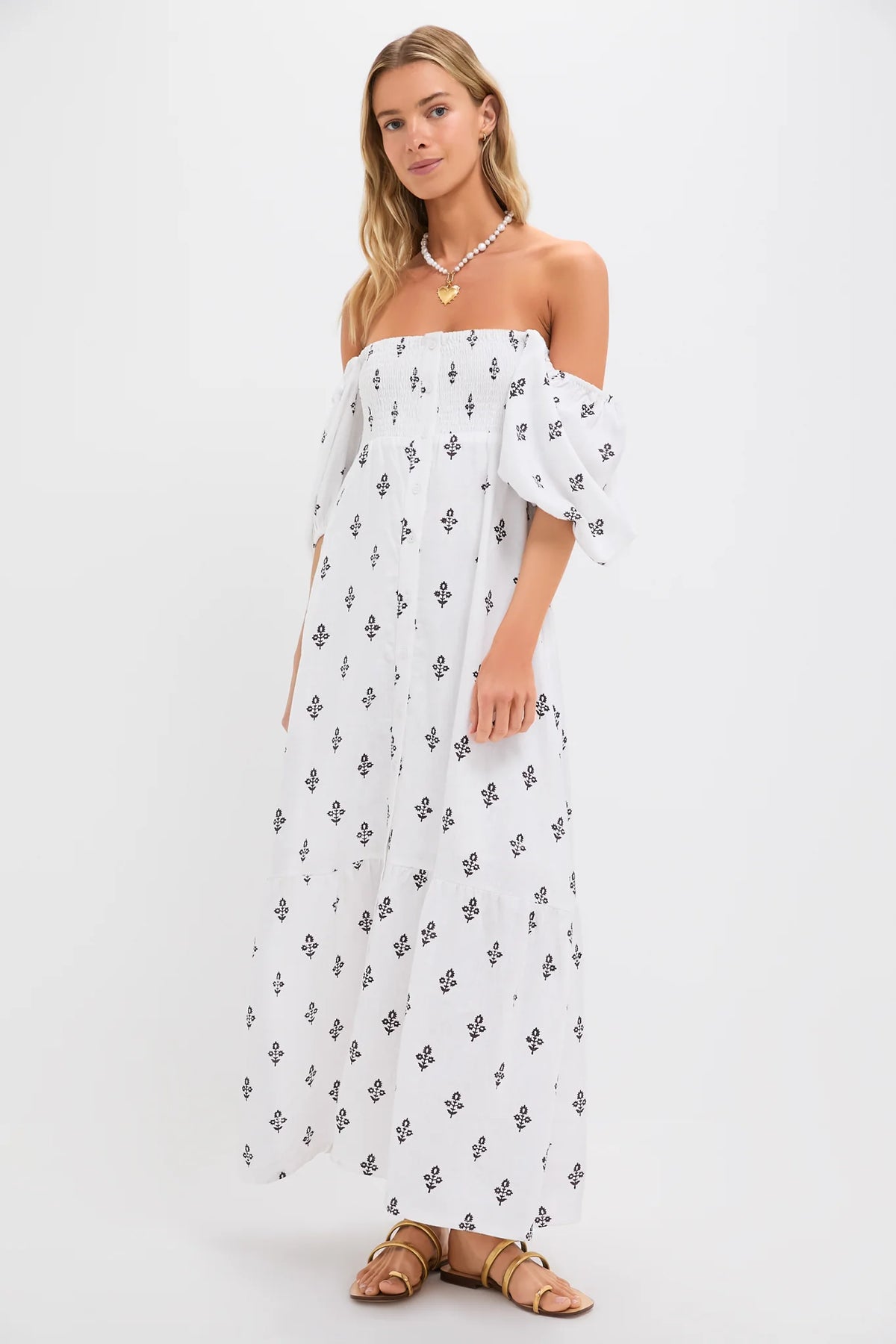 Exclusive Daughters Blackberry Wine Santiago 3 Maxi Dress