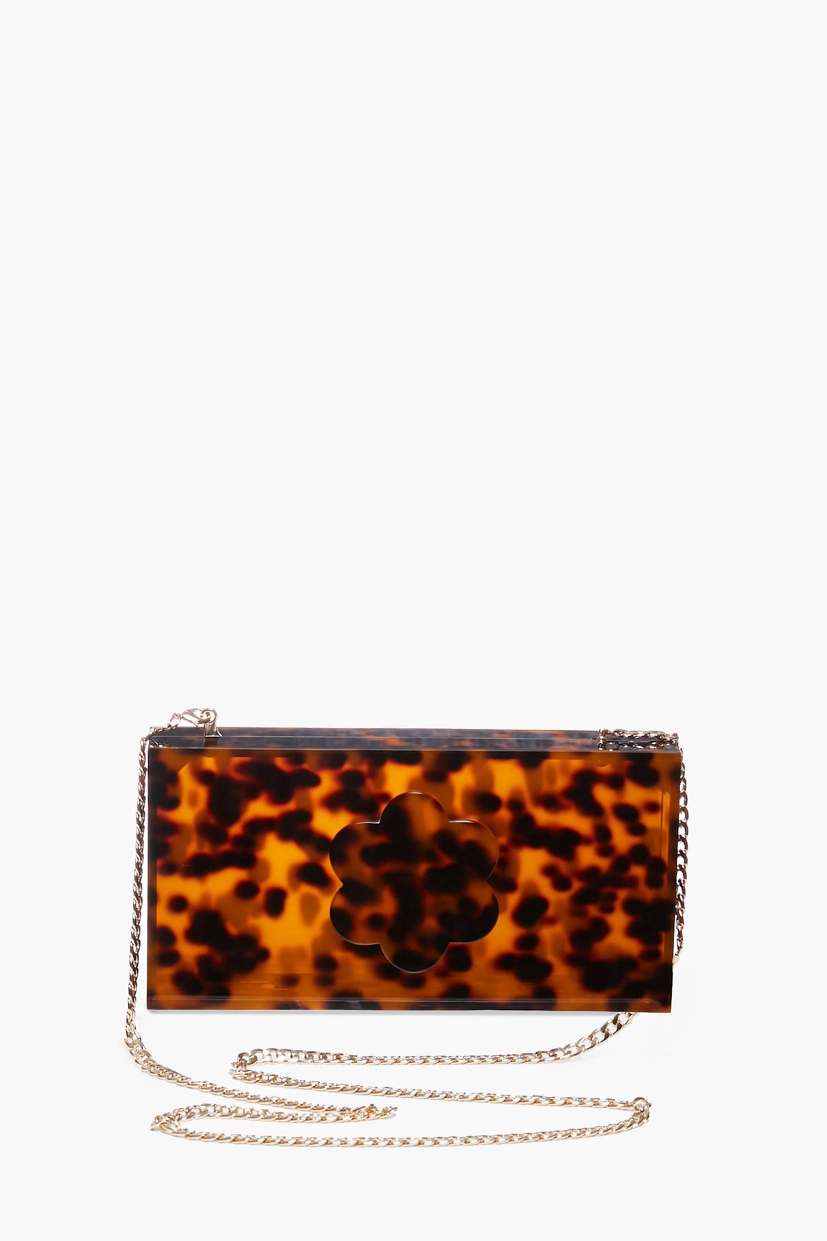 Tortoise Flower Clutch