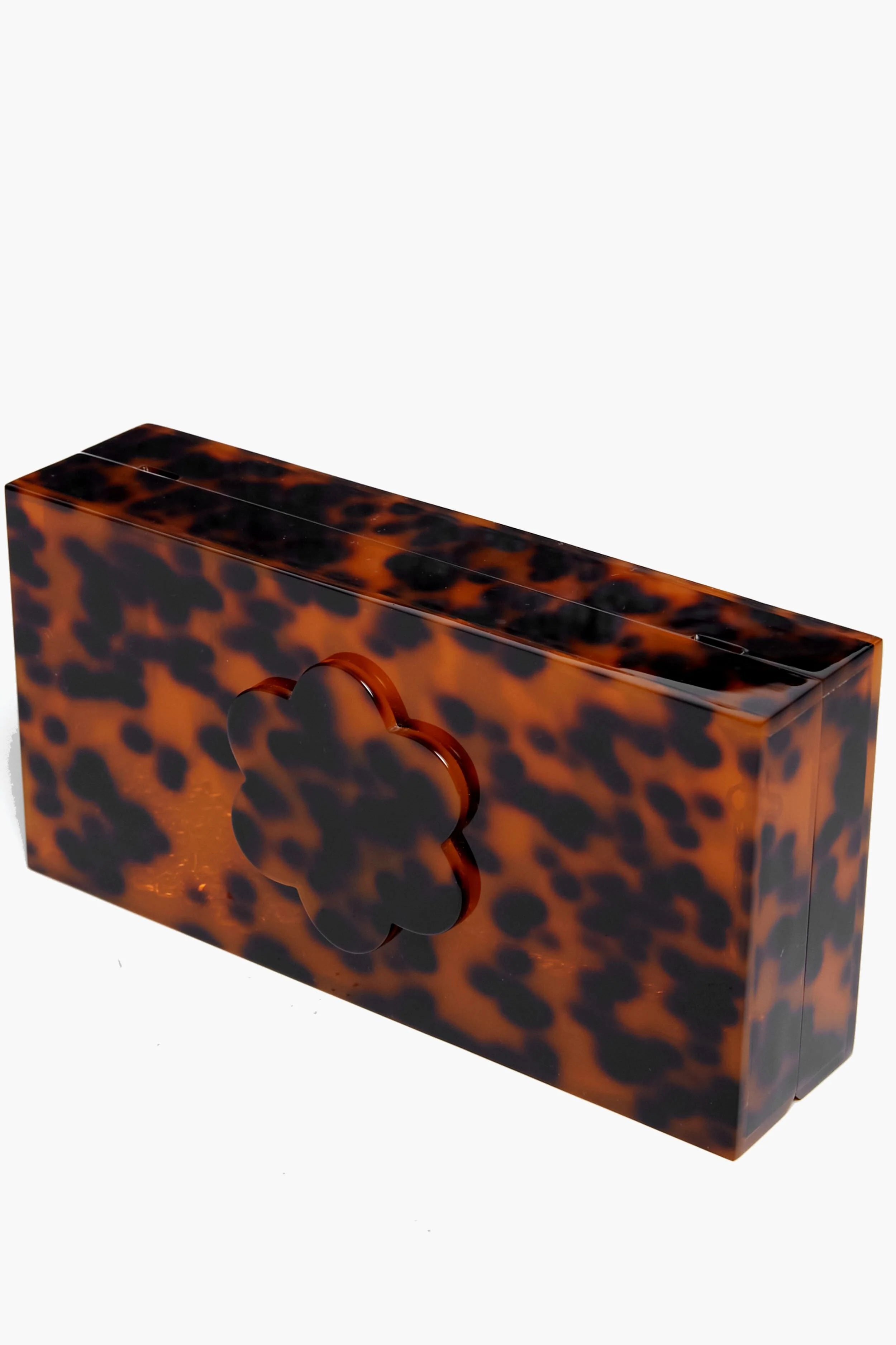 Tortoise Flower Clutch