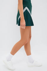 Green Blair Tennis Skirt