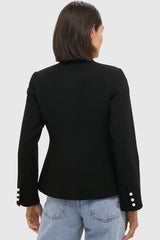 Black Suzette Sportswear Jacket