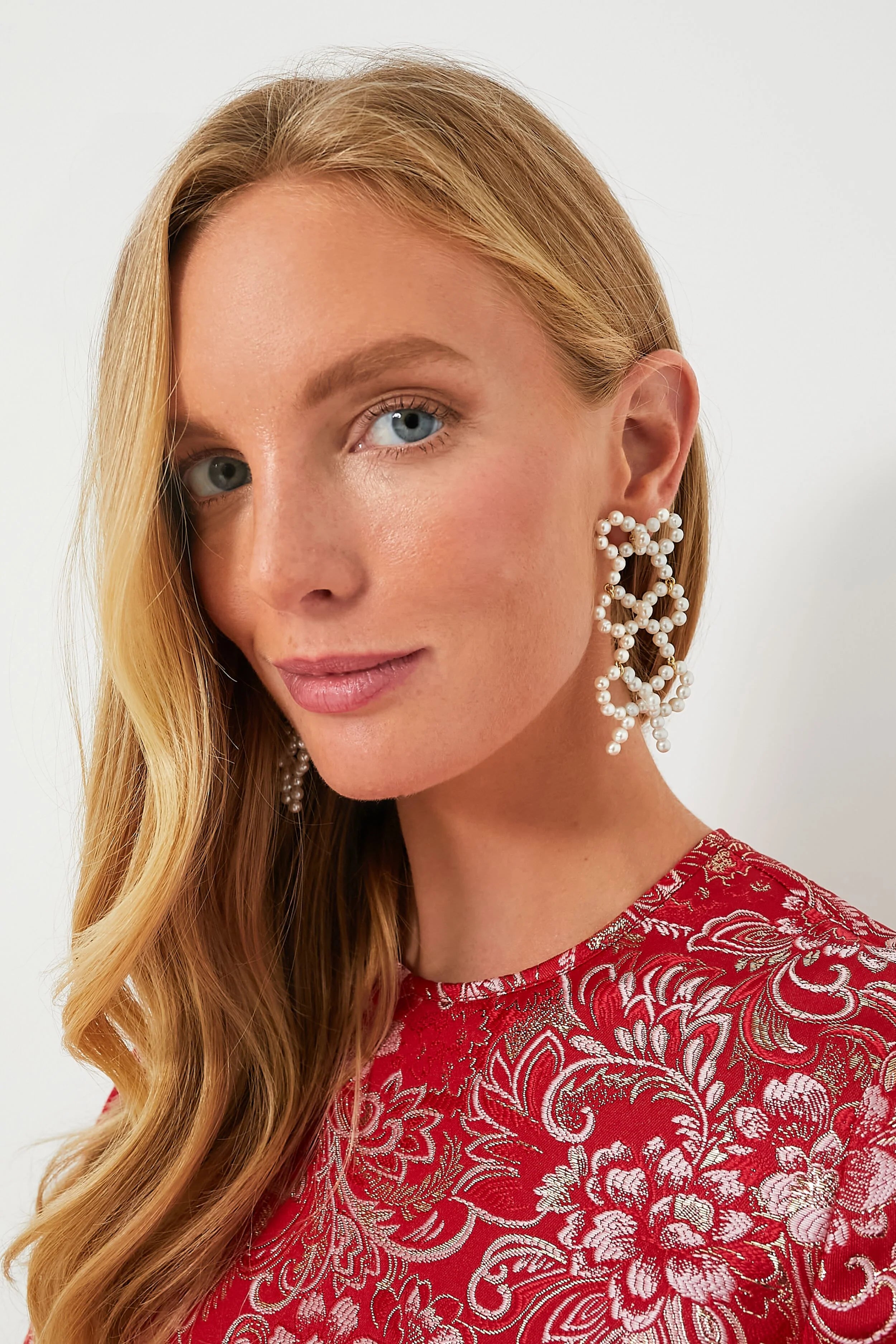Pearl Leighton Bow Earrings