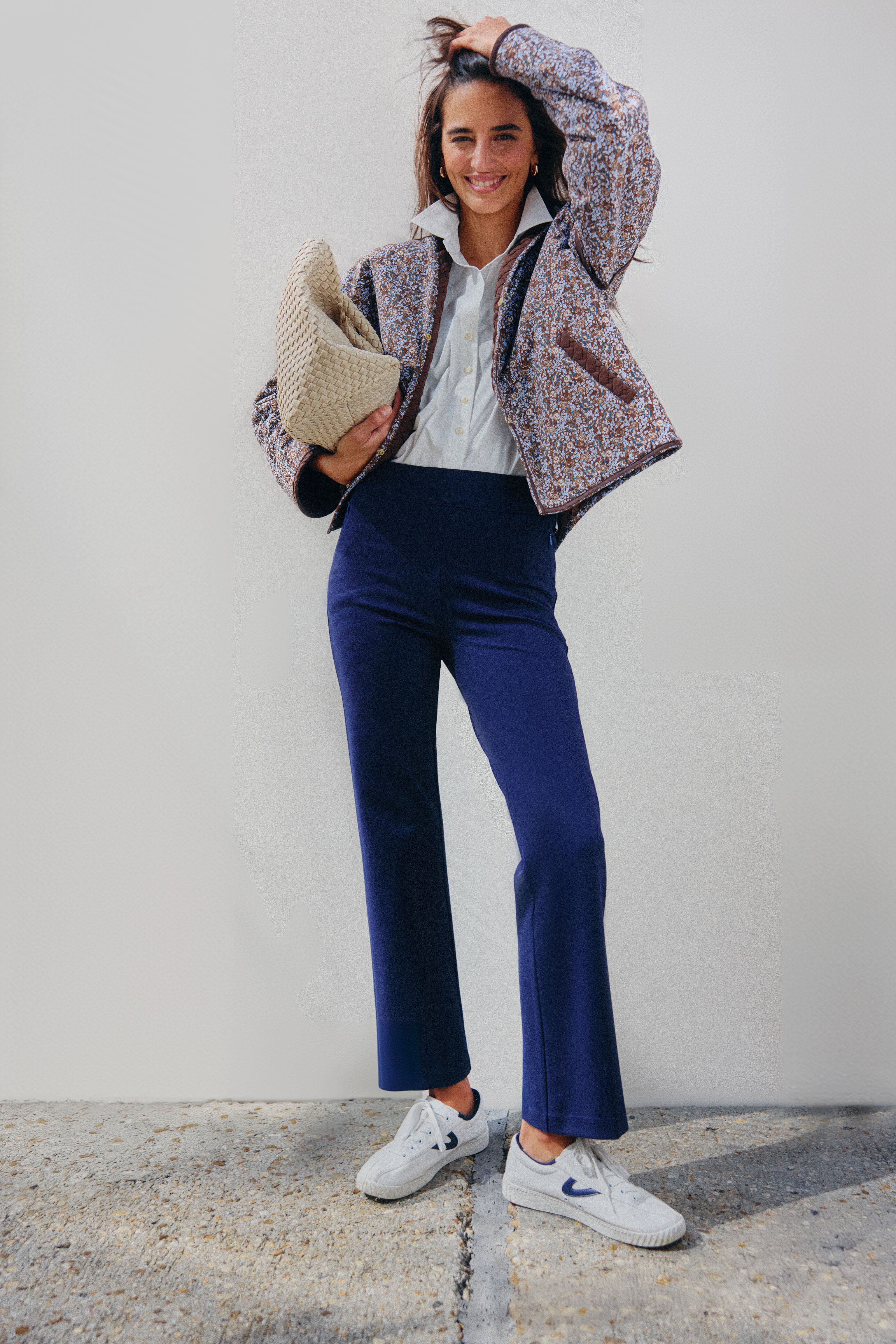 Navy 28 Inch Compression September Pant