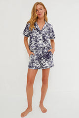 Cypress Toile Pajama Short Set