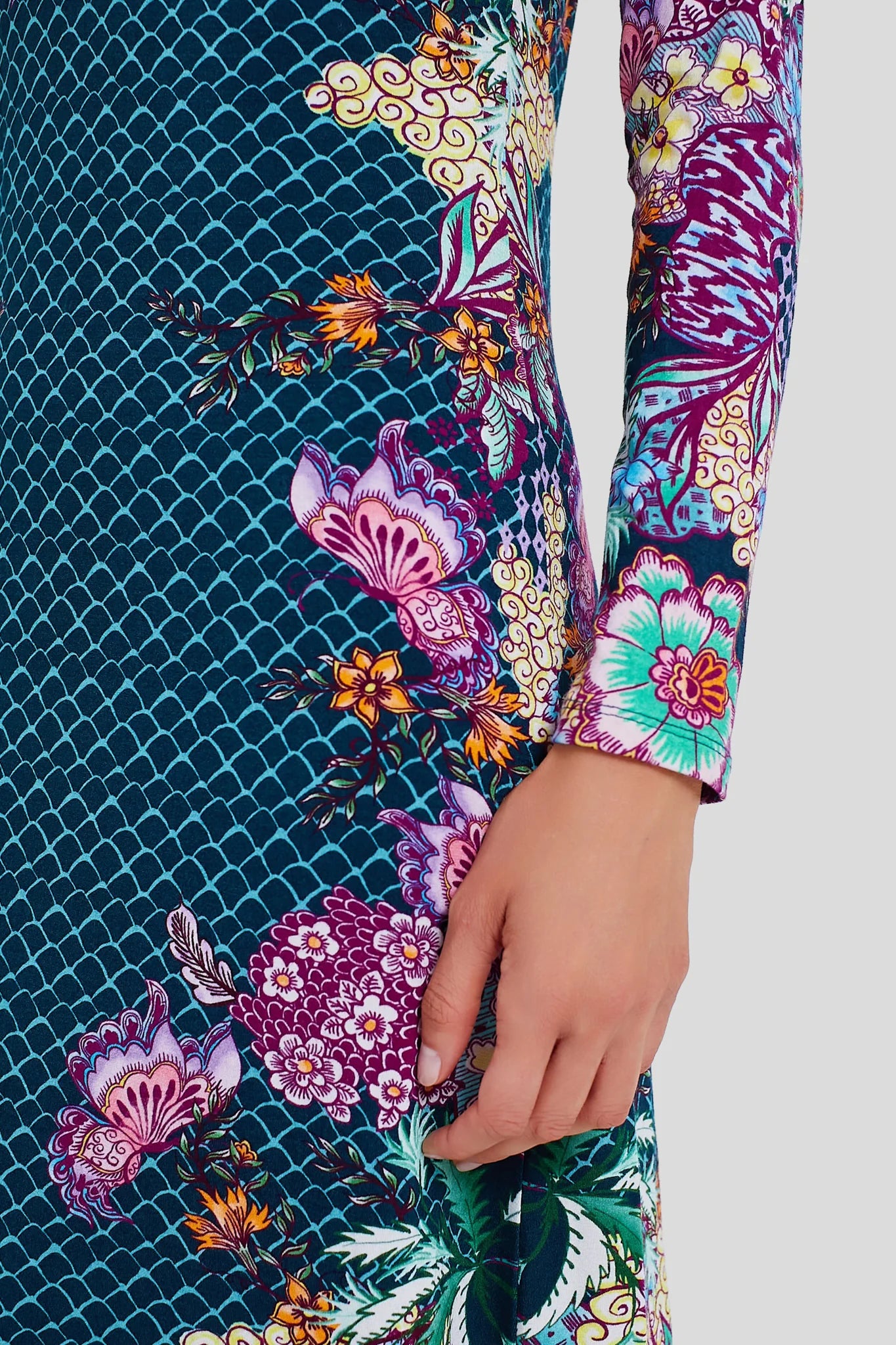 Navy Stargaze Ellie Midi Dress