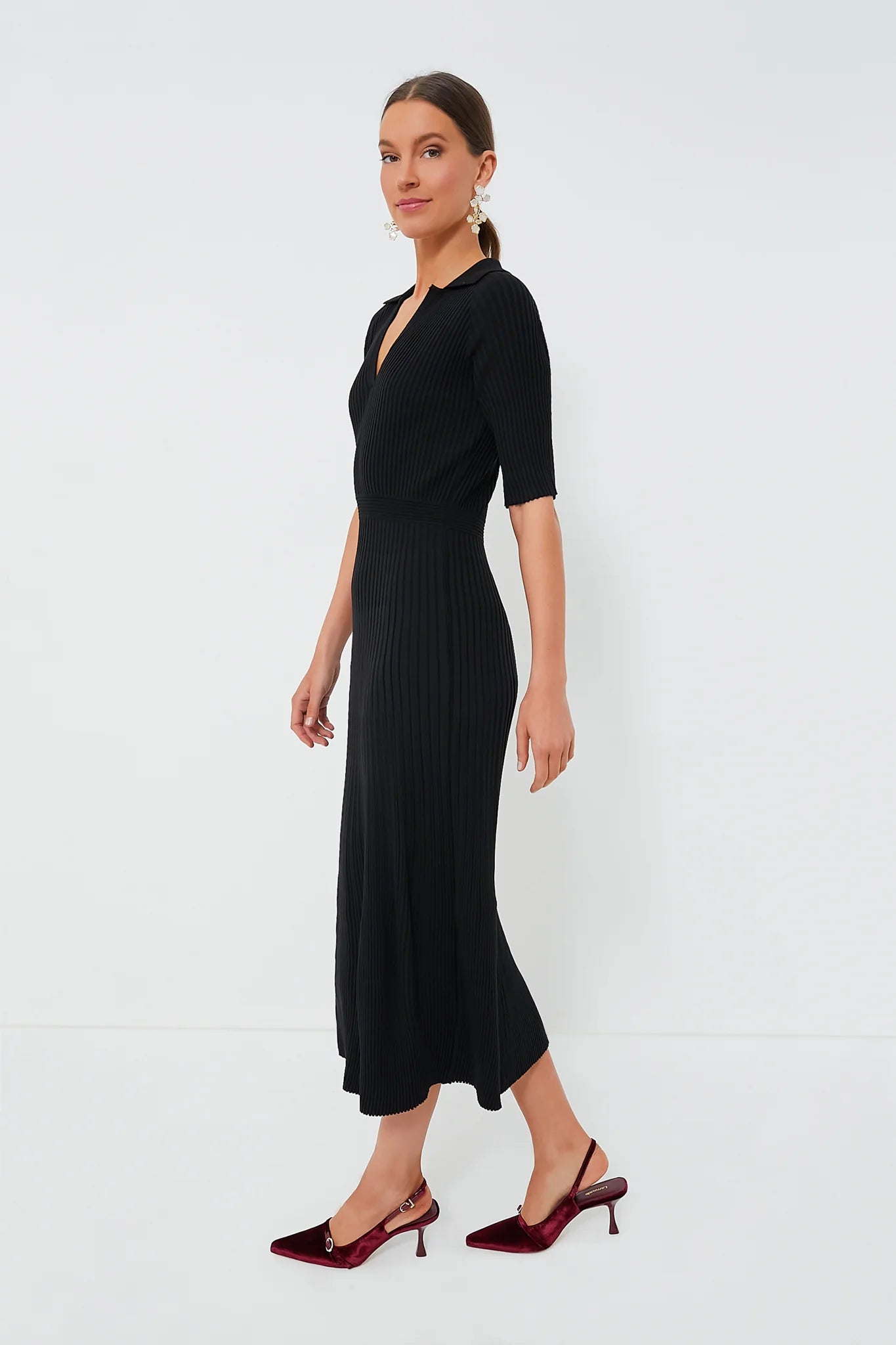 Black Knit Janie Dress