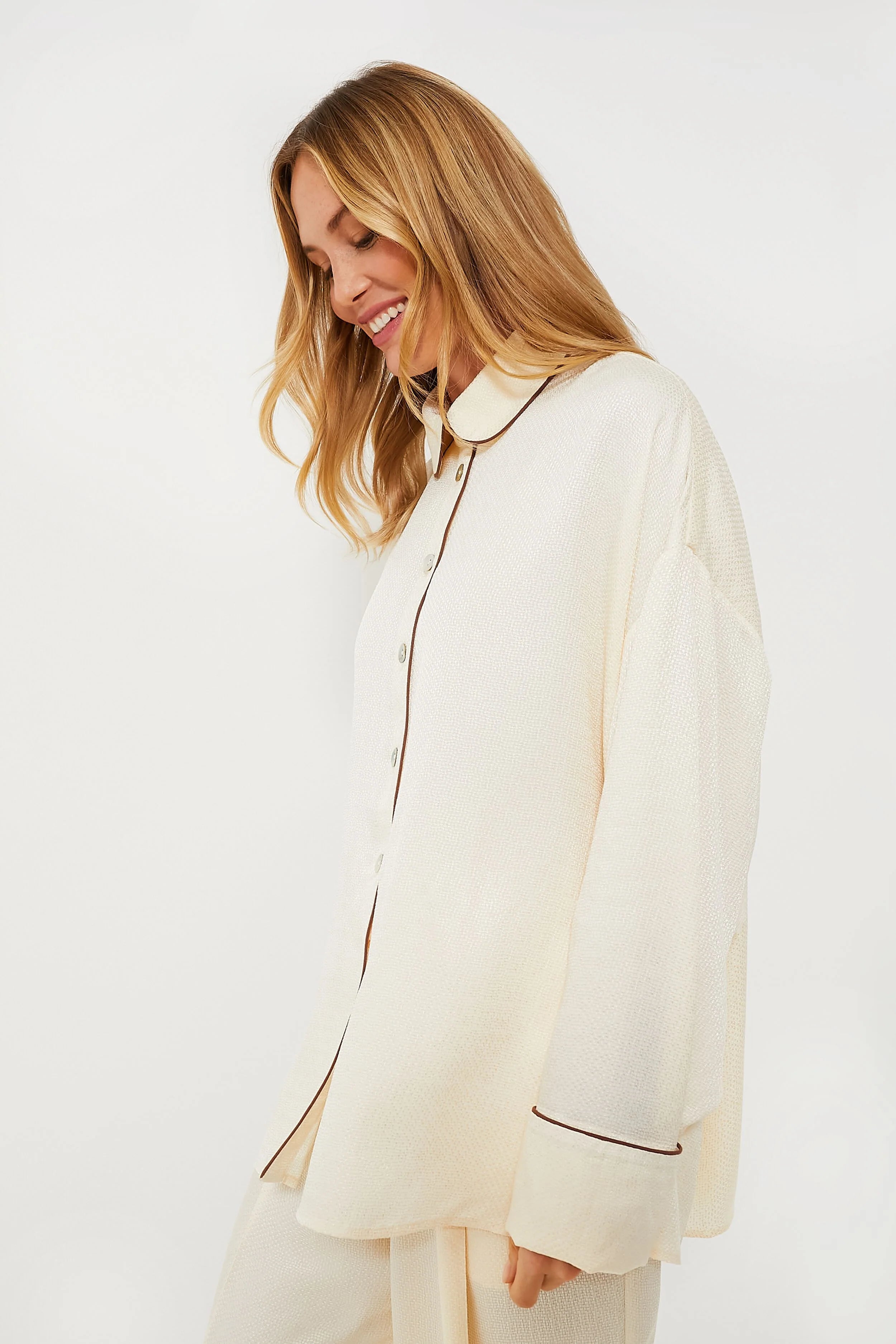 Pearl Pastelle Oversized Jaccard Shirt