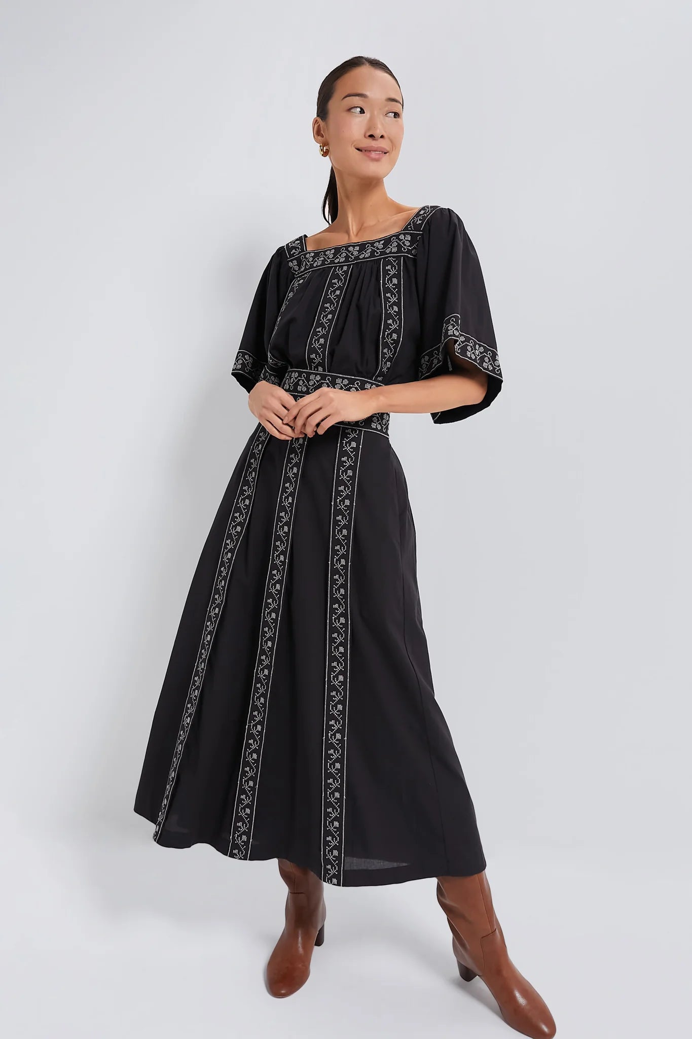 Embroidered Bouquet Alea Blouse