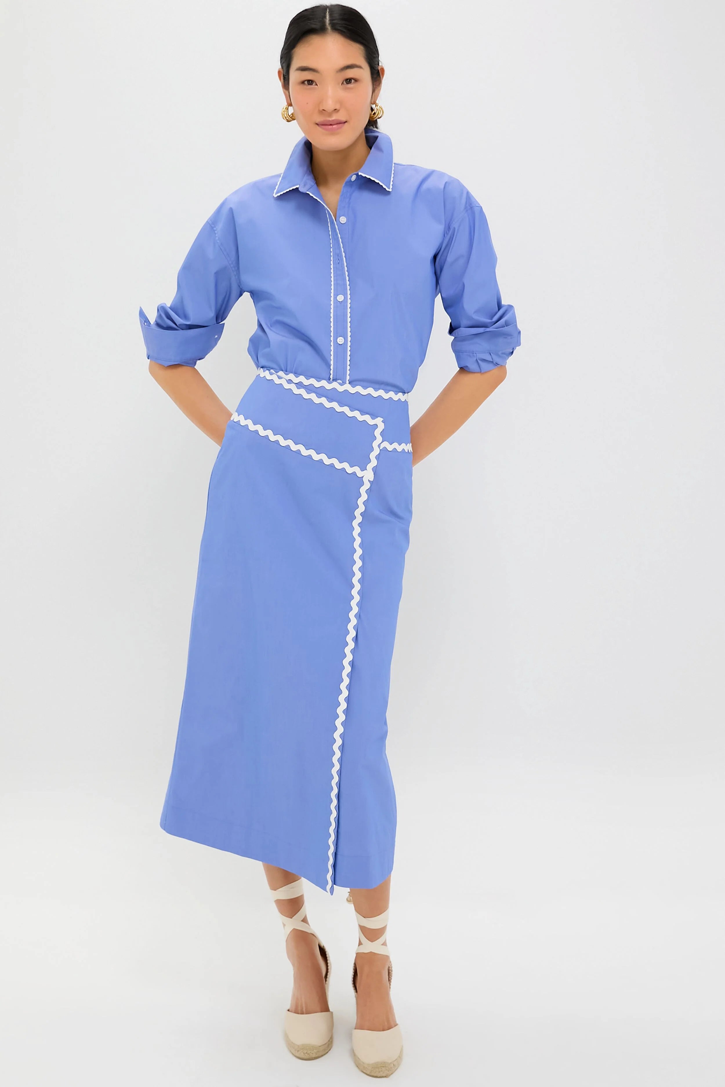 Sail Blue Marcy Maxi Skirt