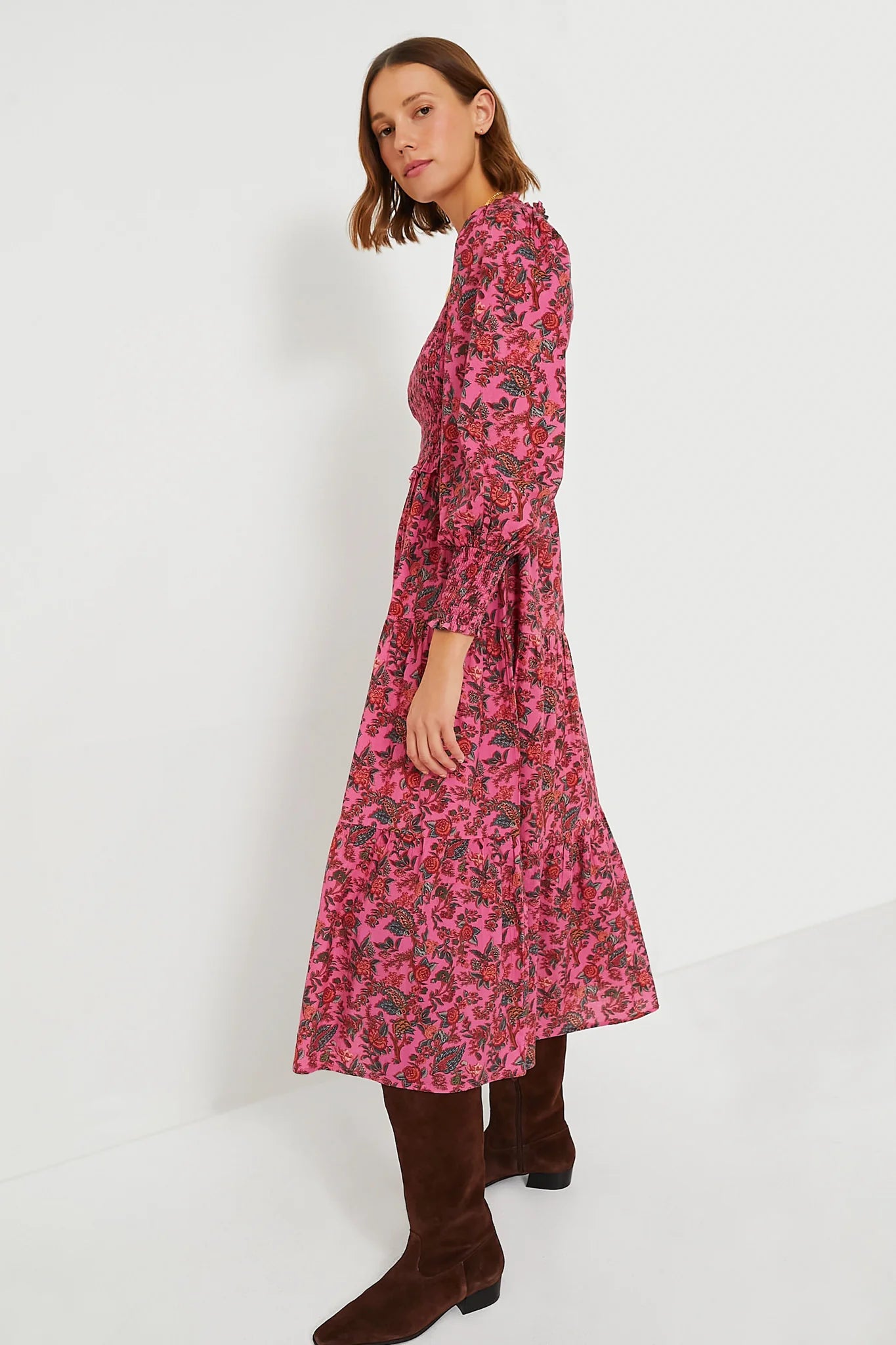 Pink Occitane Ivy Maxi Dress