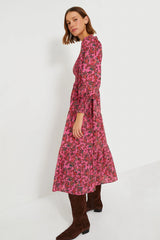 Pink Occitane Ivy Maxi Dress