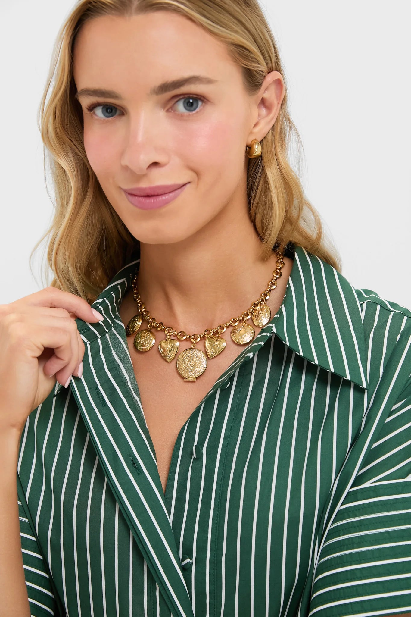 Gold Locket Necklace