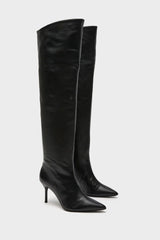Black Sebastian Over The Knee Boot