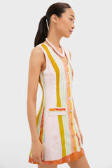 Abstract Stripe Suni Dress