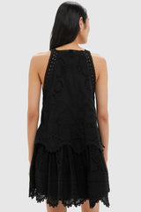 Black Dahlia Eyelet Tank Dress