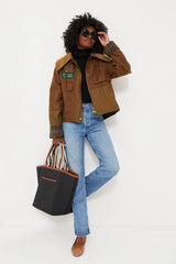 Black Nylon Tote Bag