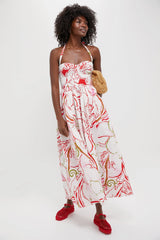 Red Netted Mesh Rita Mary Janes