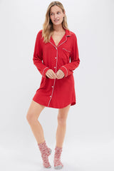 Haute Red Gisele Sleepshirt