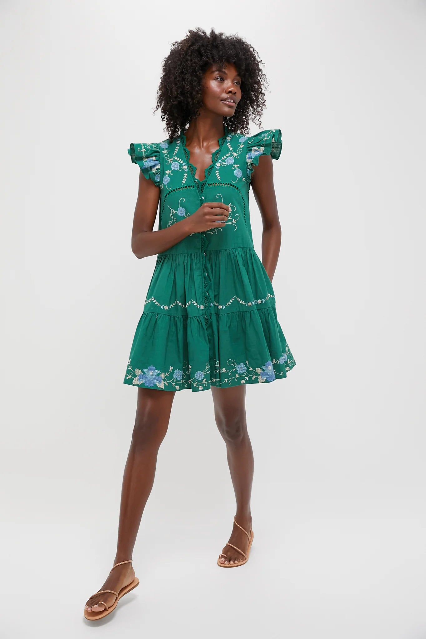 Exclusive Green Vesna Tunic Dress