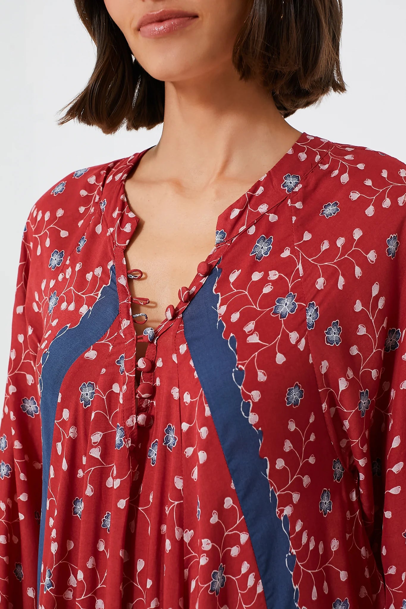 Pinwheel Red Fiore Maxi Dress