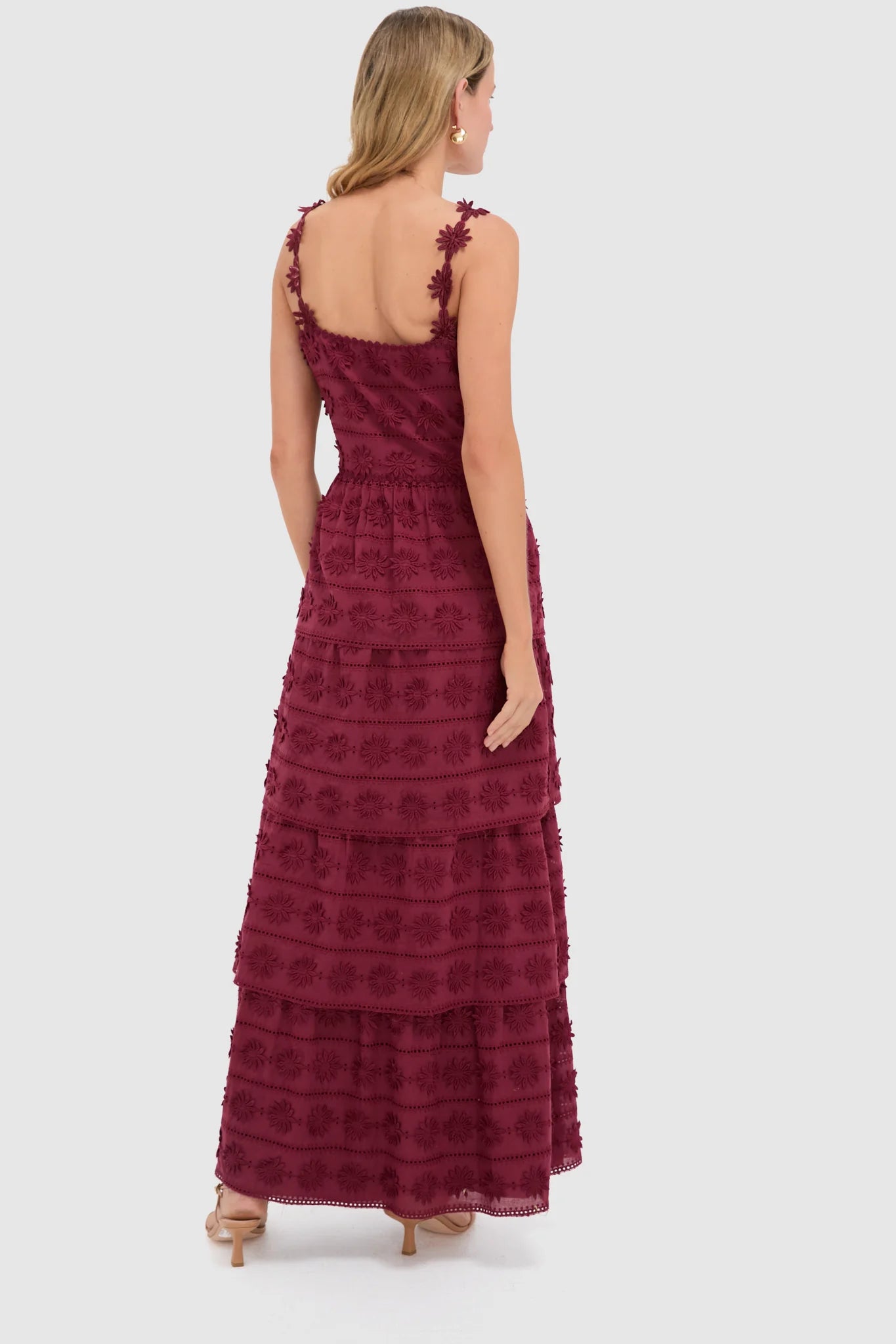 Wine Krystie Maxi Dress
