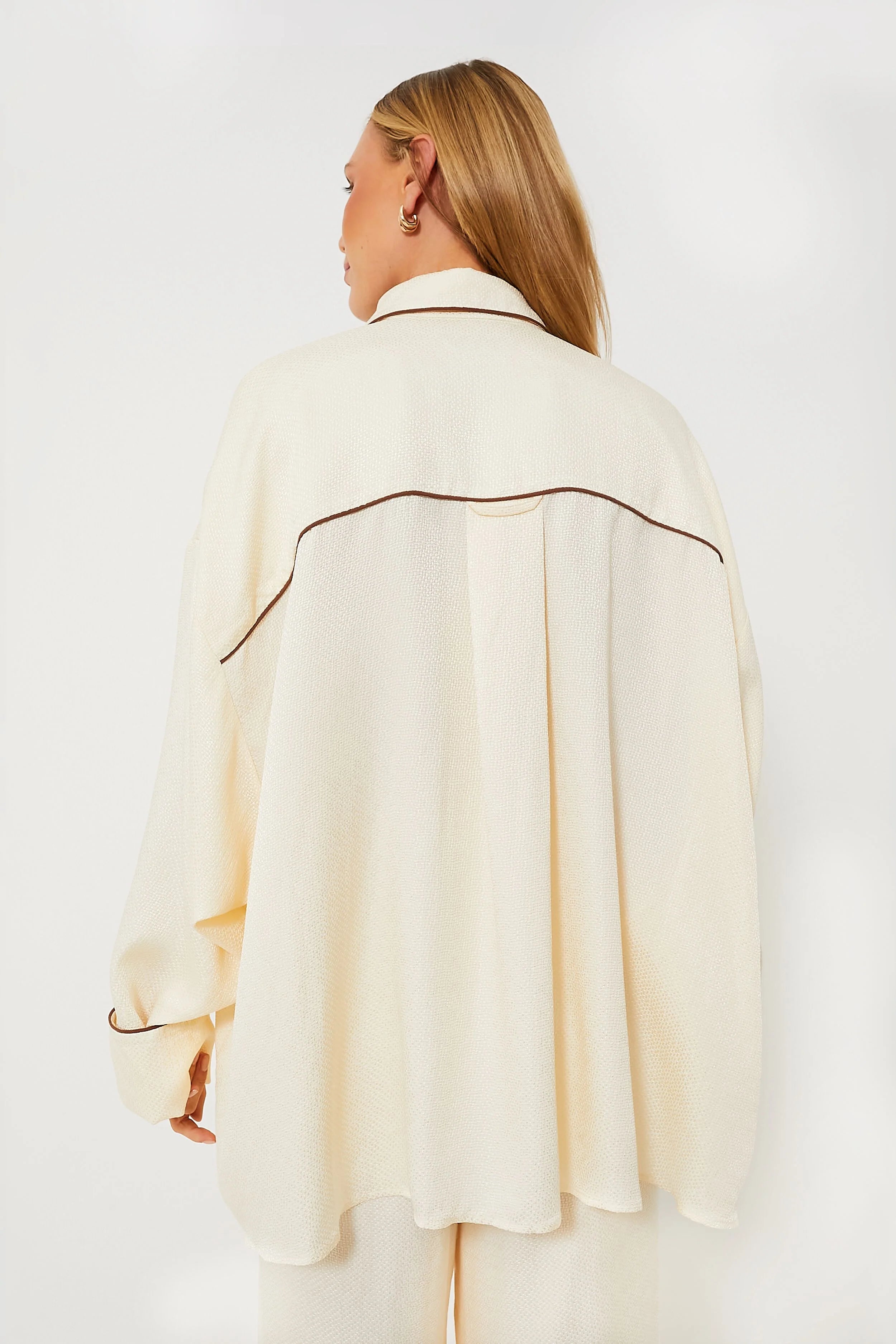 Pearl Pastelle Oversized Jaccard Shirt