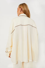 Pearl Pastelle Oversized Jaccard Shirt