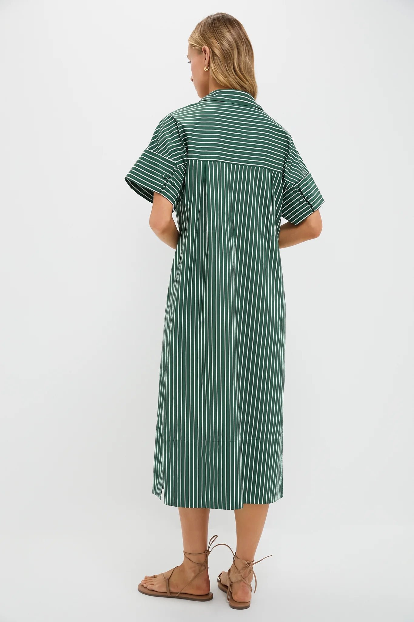 Green Stripe Reina Dress