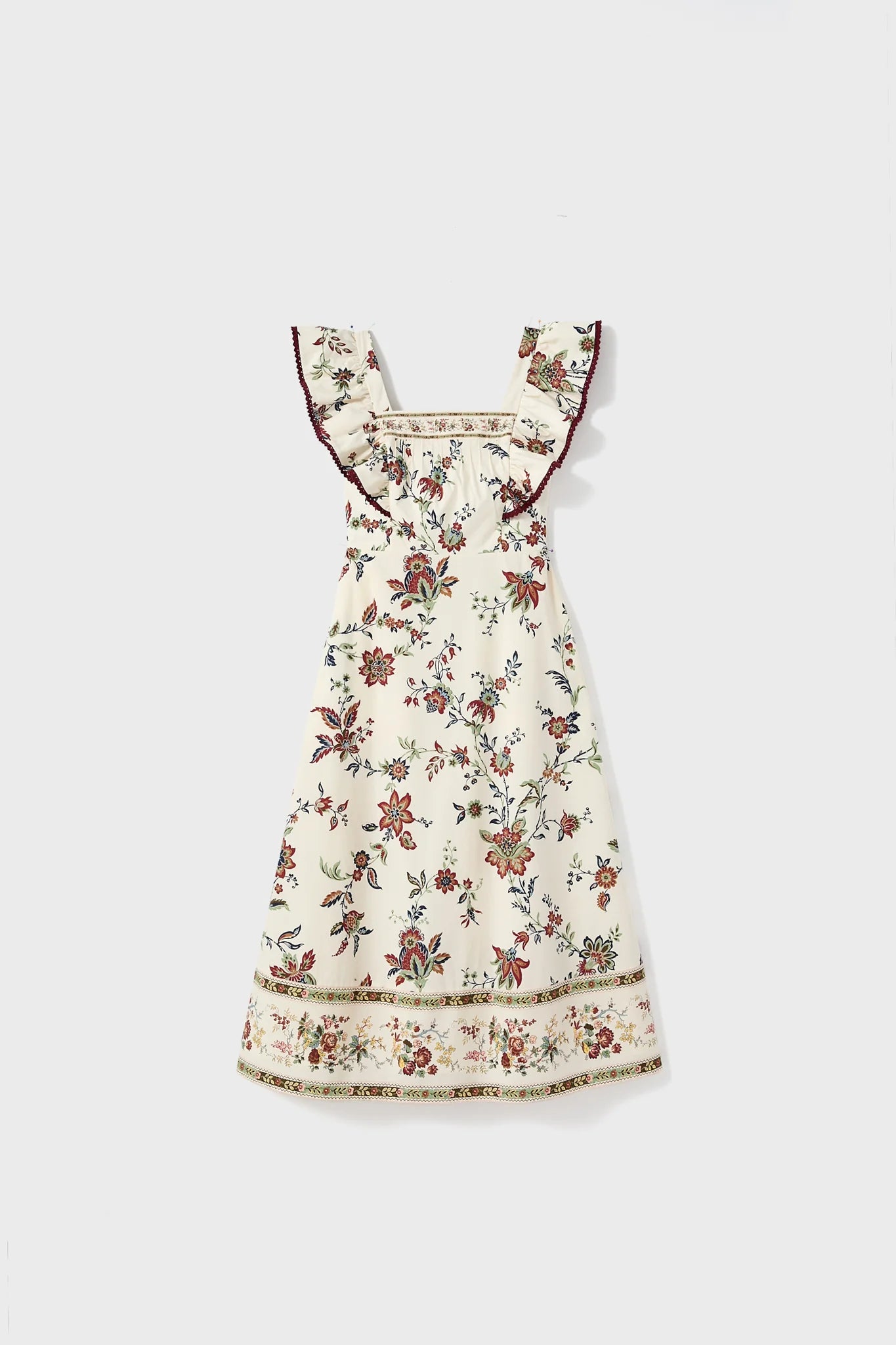 Terracotta Chintz Cotton Nora Dress
