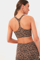 Cocoa Etched Animal Form Park Bra